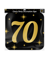 Deurbord 70 Jaar 50cm